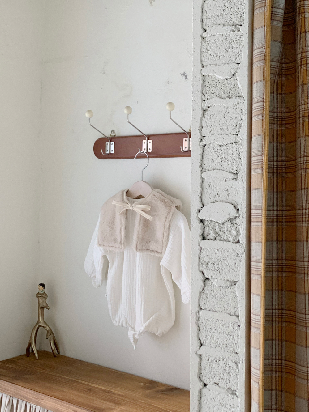 リバーシブルビブ (キッズ用) | Mink Warmer Bib (Kids)
