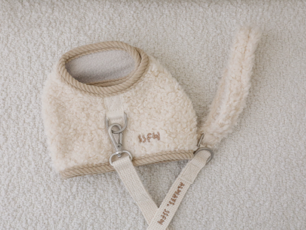 モコモコ ハーネス & リード | Love Walk Fluffy Harness & Leash