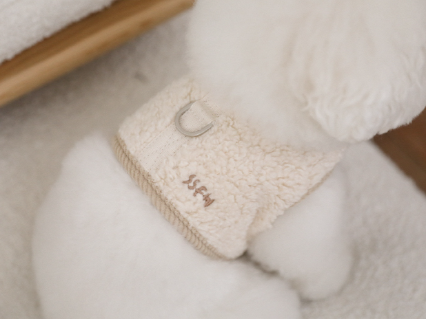 モコモコ ハーネス & リード | Love Walk Fluffy Harness & Leash