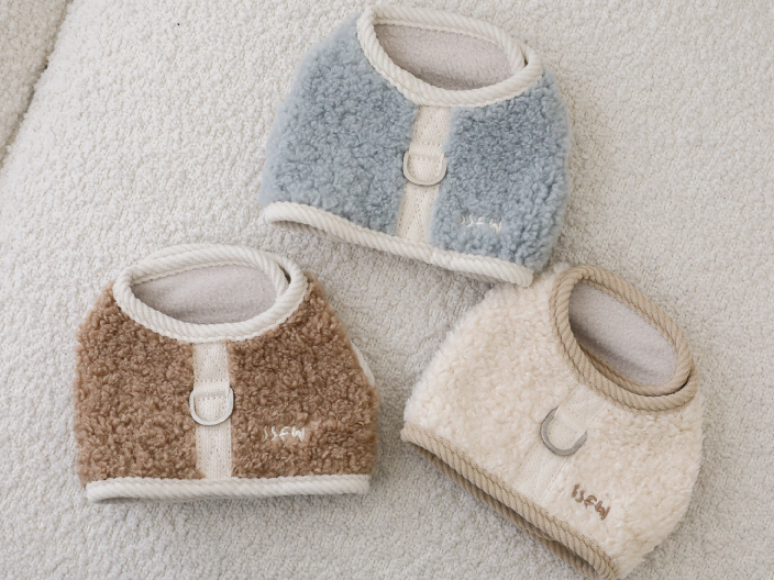 モコモコ ハーネス & リード | Love Walk Fluffy Harness & Leash