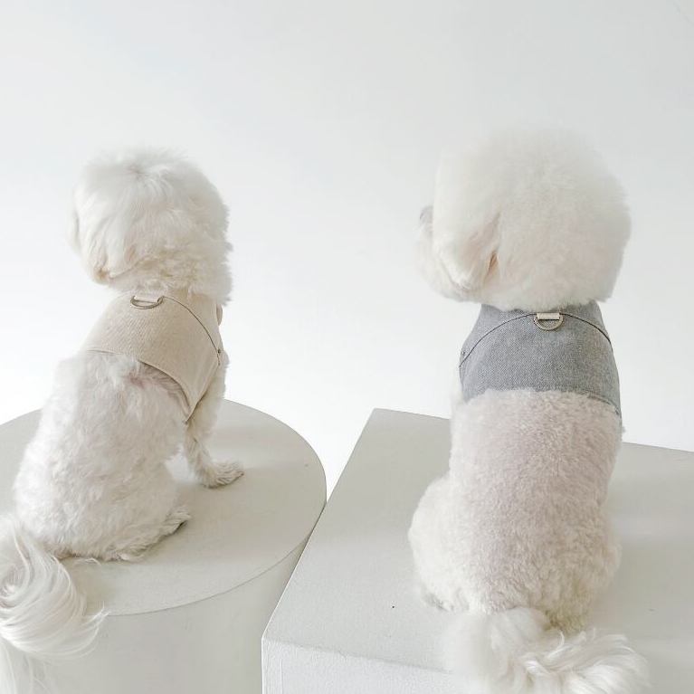 ピグメントハーネス & リード (アイボリー) | Pigment Harness & Leash