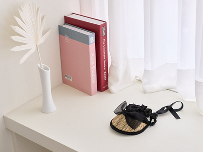 ブラックリボンサンキャップ | Black Ribbon Sun Cap